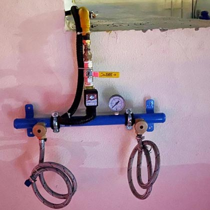 تمديد مواسير الغاز للمطابخ