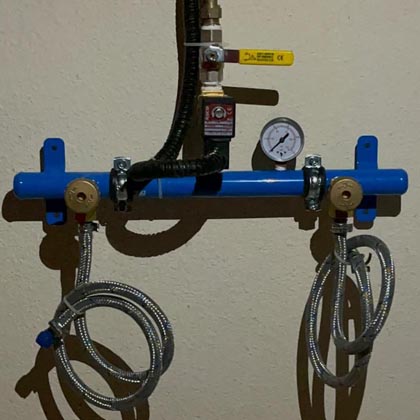 تركيب شبكات المواسير الغاز المركزي في أبوظبي