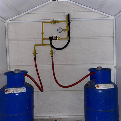 تمديدات الغاز