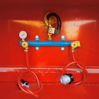 تمديد الغاز للمطبخ