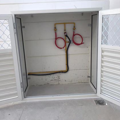 تمديدات غاز