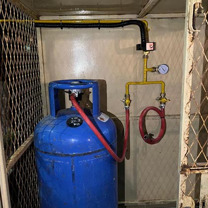 تركيب شبكات غاز