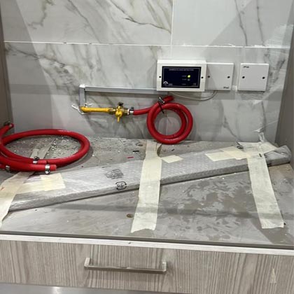 تمديد الغاز المركزي