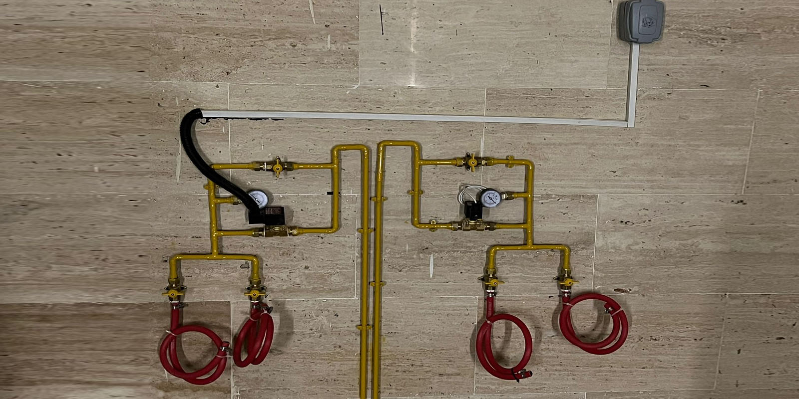 تمديد غاز للمطاعم